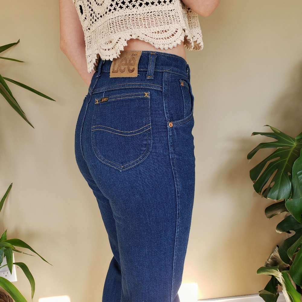 Vintage Lee High Waisted Jeans - 90s Straight Leg